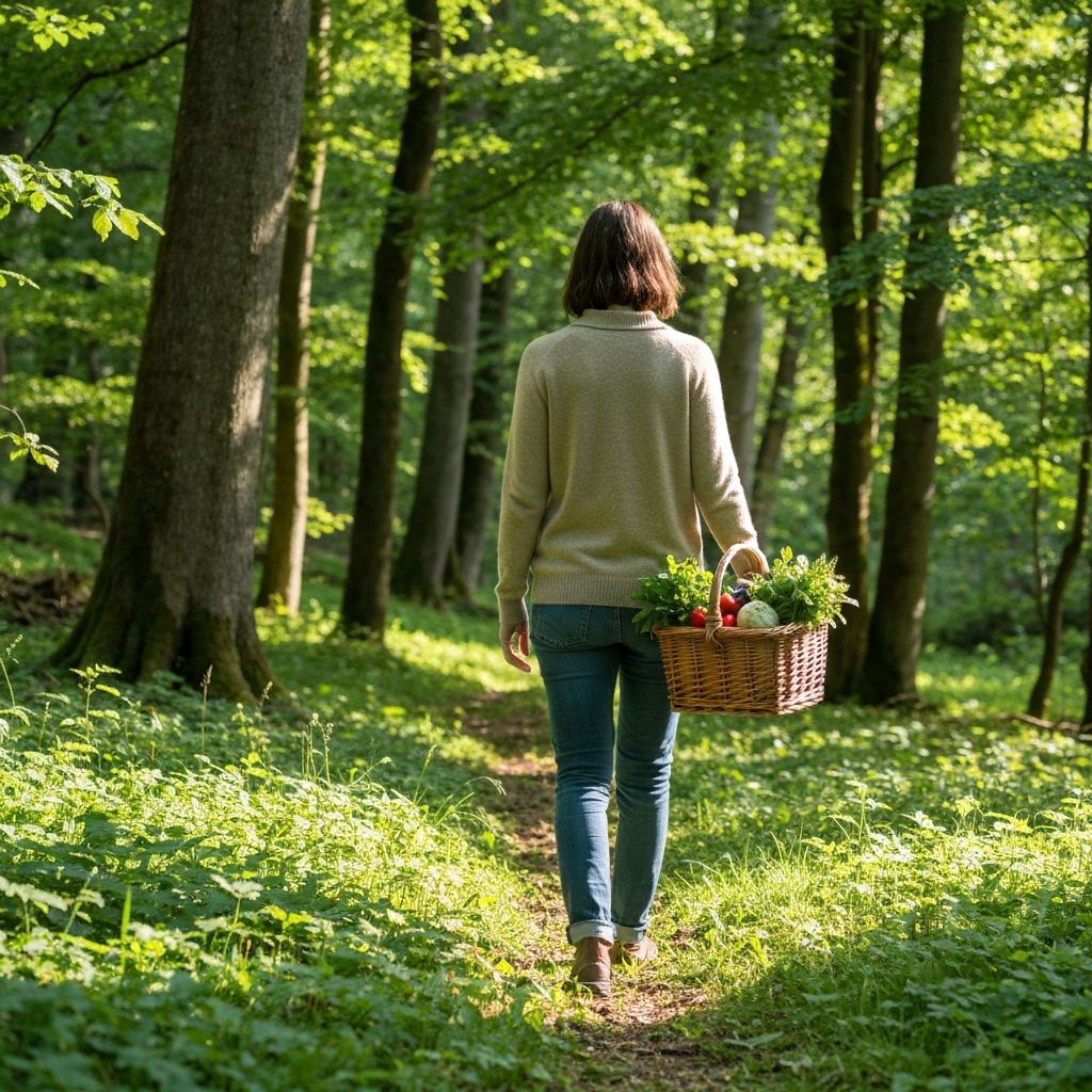 Natürlicher Lebensstil in der Natur
