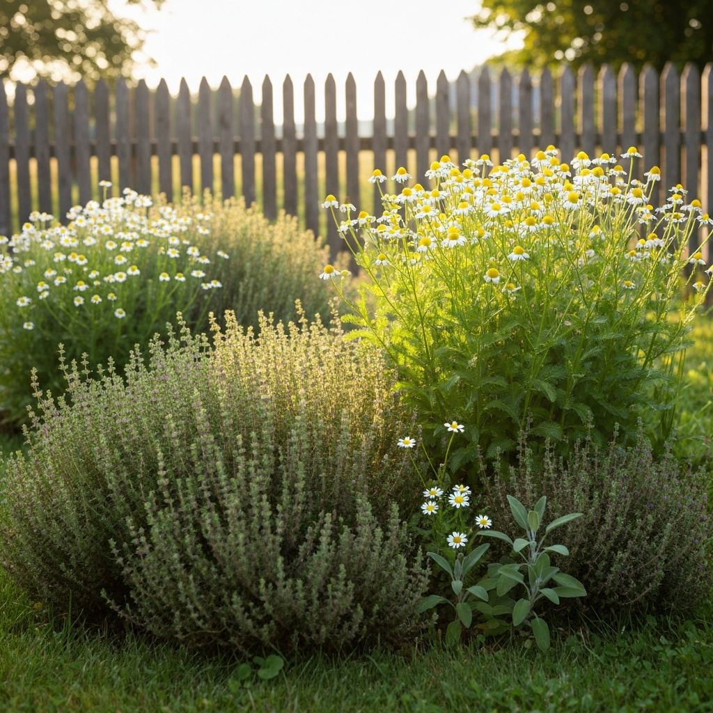 Traditioneller Kräutergarten